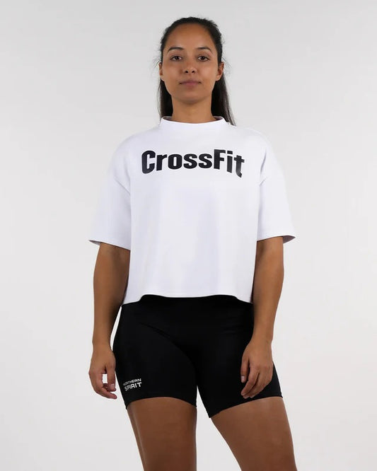 NS Women’s Oversize Crop Top | White