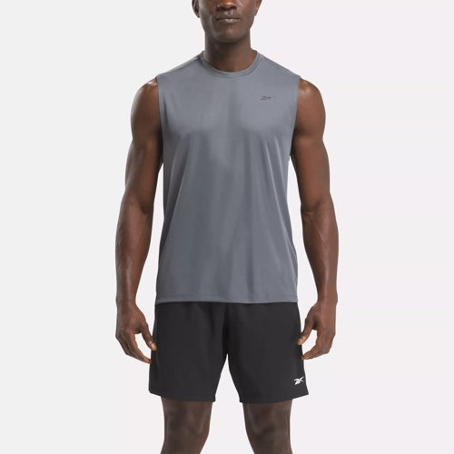 Reebok Training Sleeveless T shirt Cold Grey