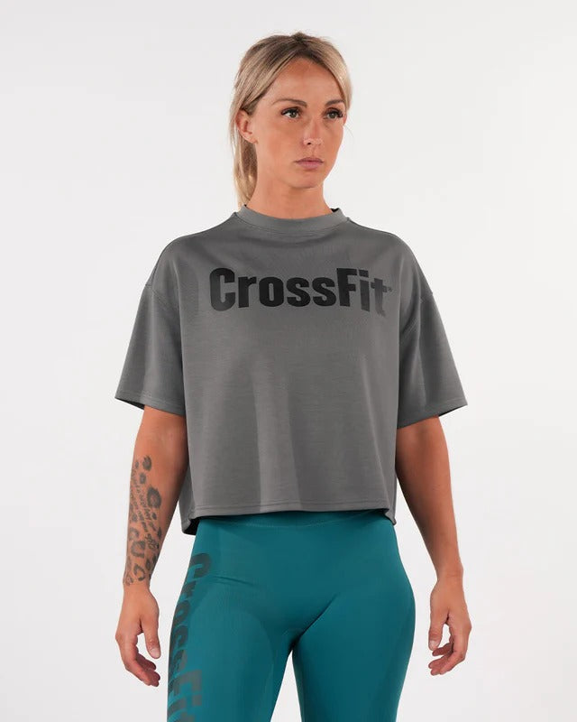 NS Women’s Oversize Crop Top | Grey