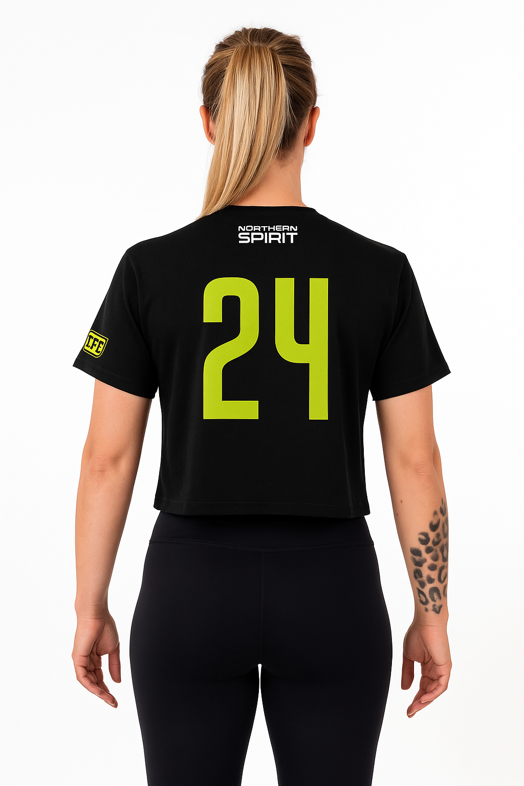 Ns Crop Top Crossfit Games| Black