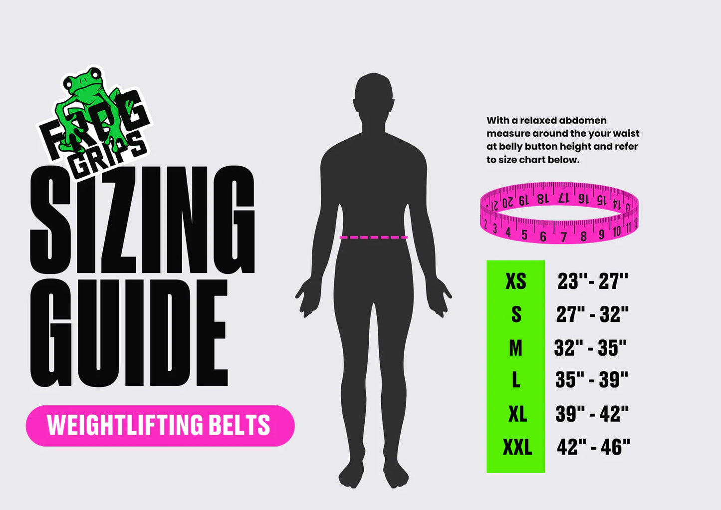 FROG LIFTING BELT - VERDE