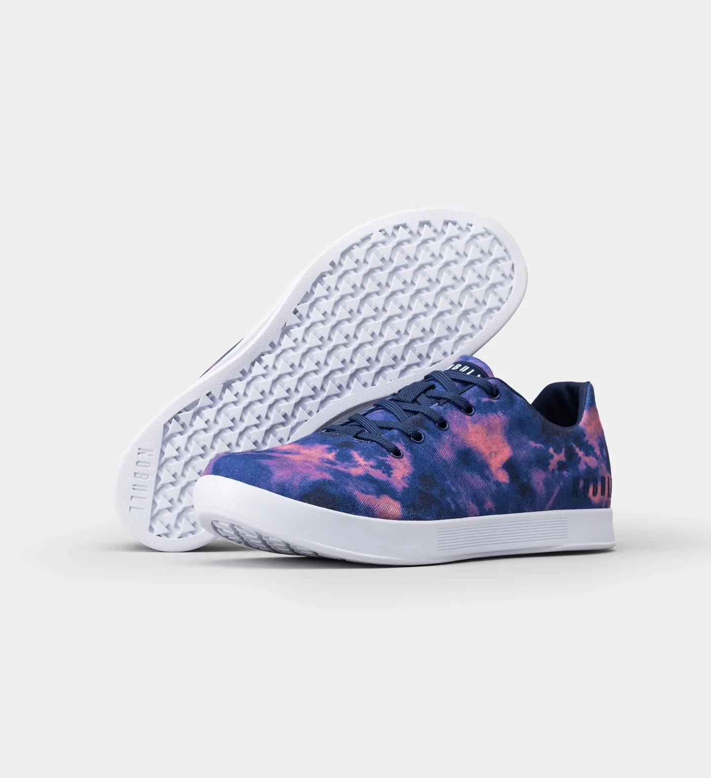 Nobull Canvas Trainer - Índigo & Pink Tie Dye