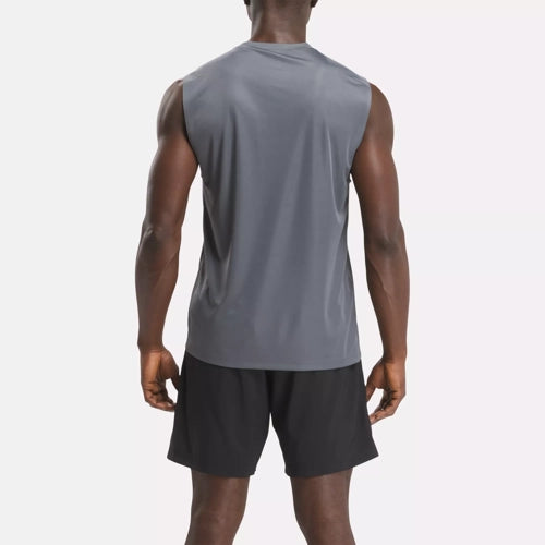 Reebok Training Sleeveless T shirt Cold Grey