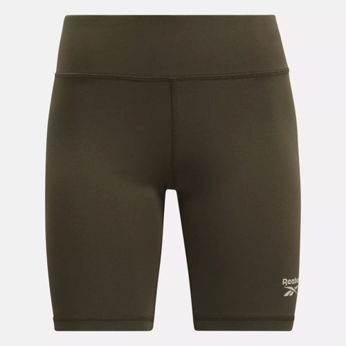 Womens Reebok Bike Short Army Green