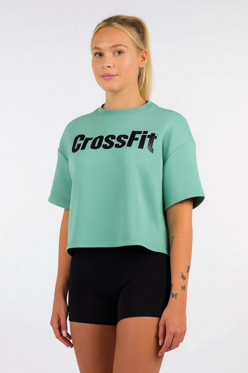 NS Women’s Oversize Crop Top | Green