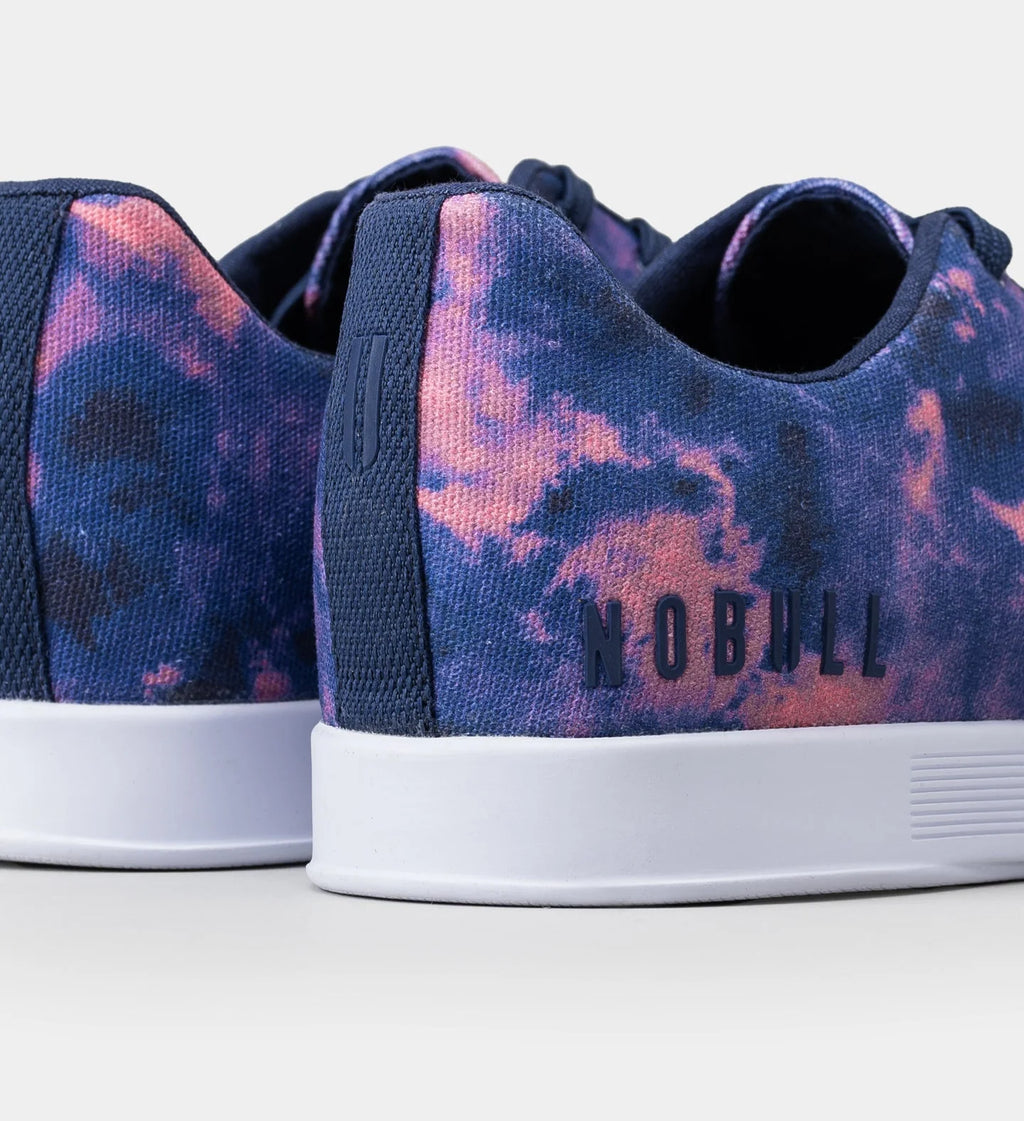 Nobull Canvas Trainer - Índigo & Pink Tie Dye