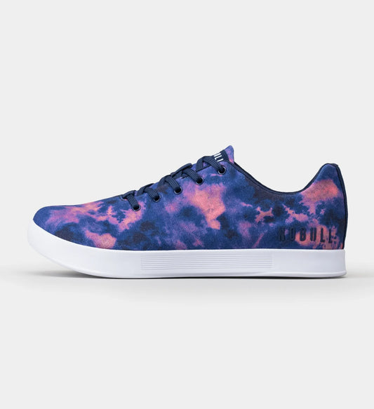 Nobull Canvas Trainer - Índigo & Pink Tie Dye