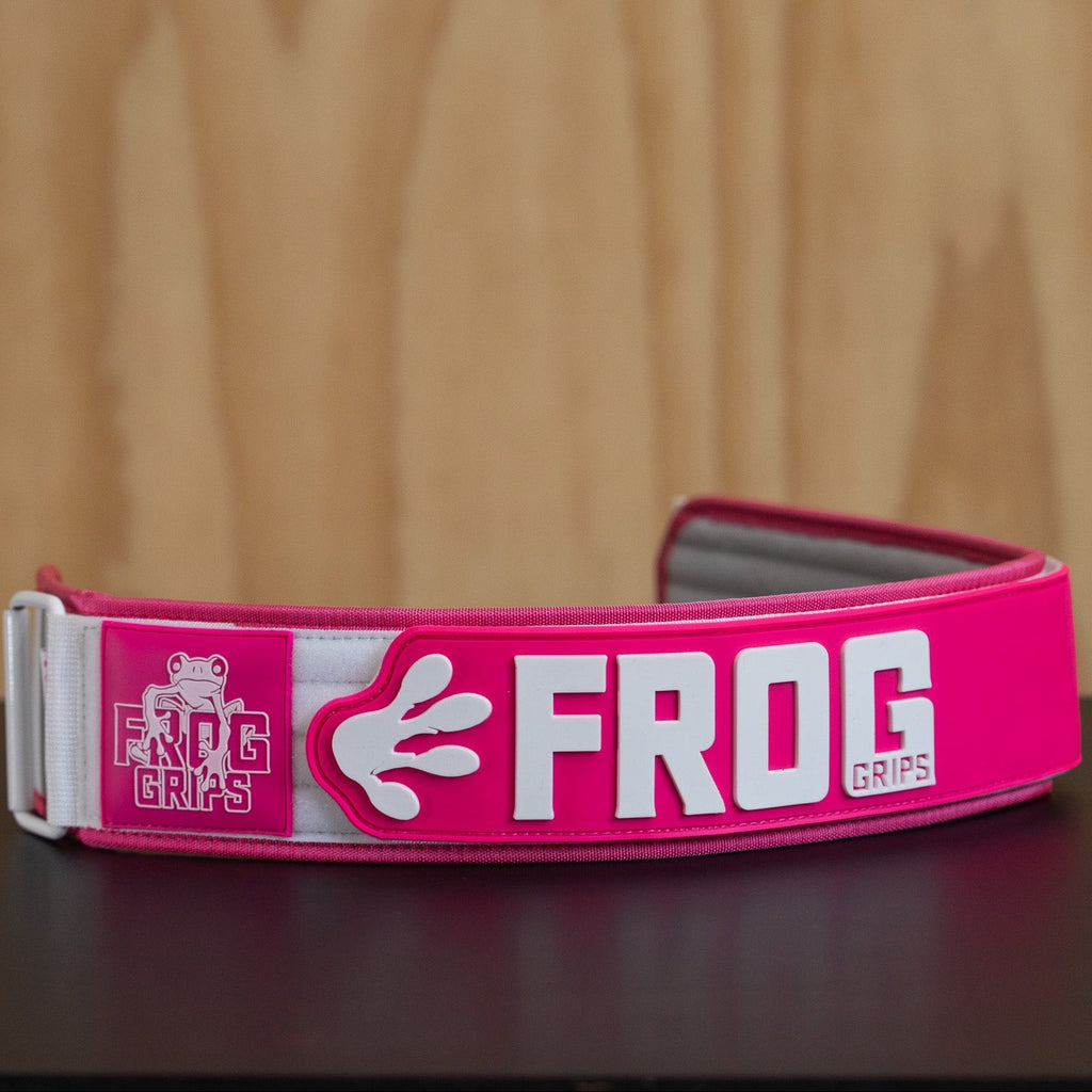 FROG LIFTING BELT - ROSA / BLANCO