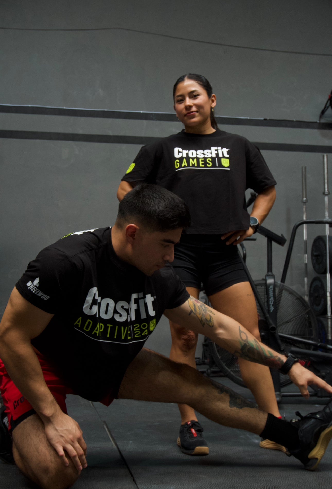 Ns Crop Top Crossfit Games| Black