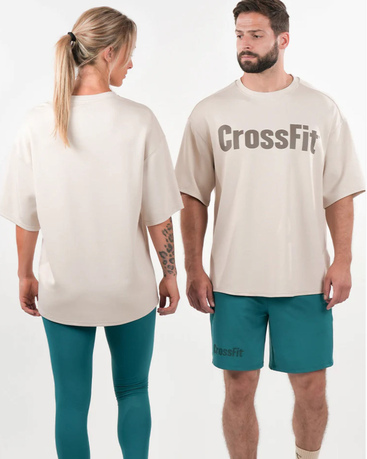 NS Tshirt Unisex Oversize | Beige