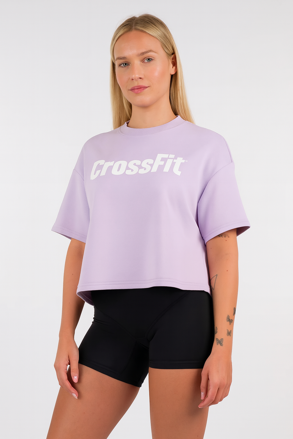 NS Women’s Oversize Crop Top | Orchid Bloom