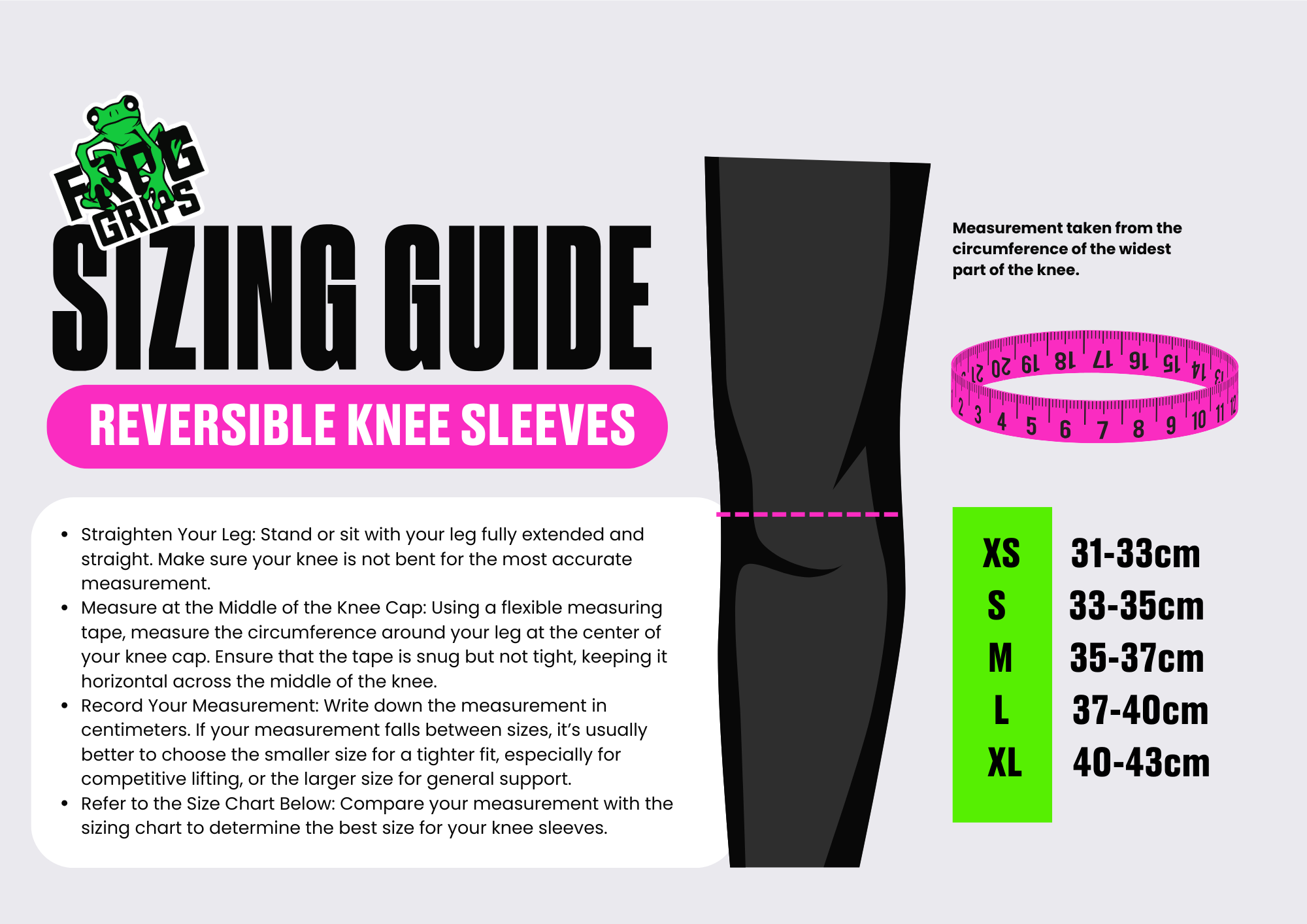 Rodilleras Frogg Black / White