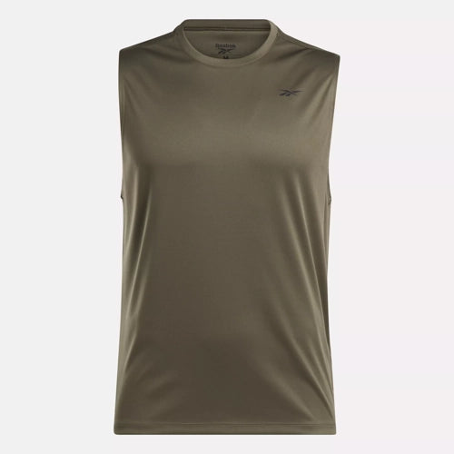 Reebok Training T Shirt Sleeveless Army Green
