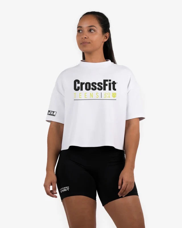 NS Womens Crop Top | White