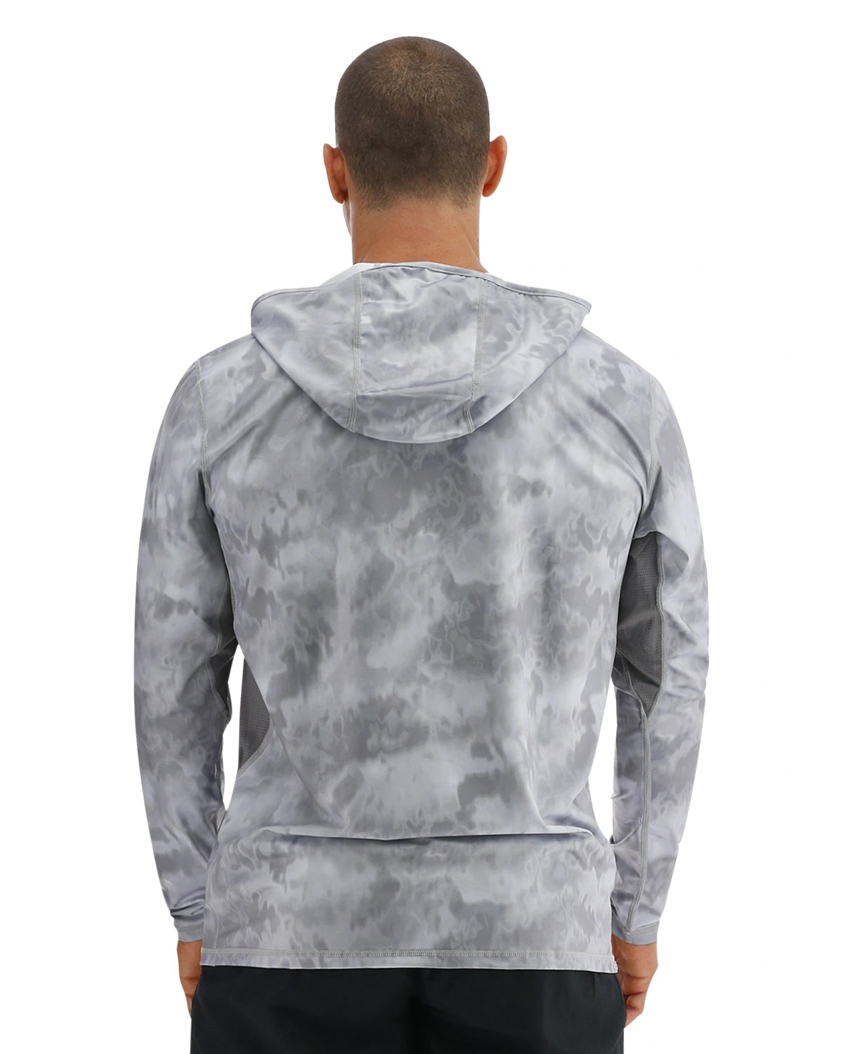 TYR SunDefense™ Men's Vented Hooded Shirt - Turbulent