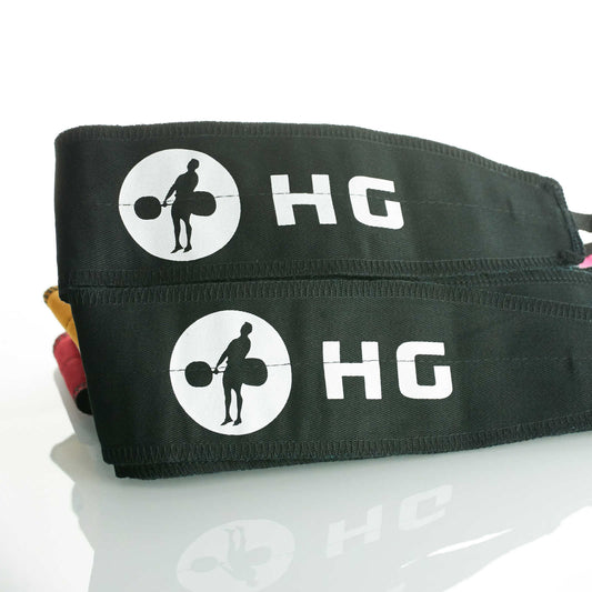 hookgrip negras HG wrist wraps